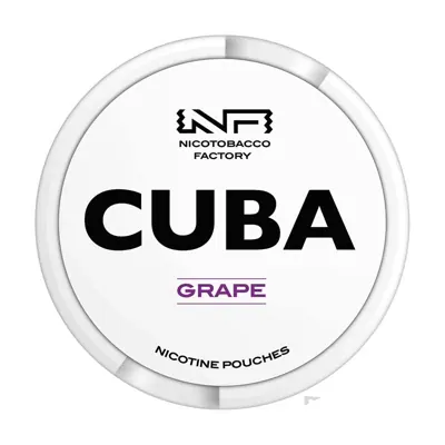 CUBA Grape nicotine pouches