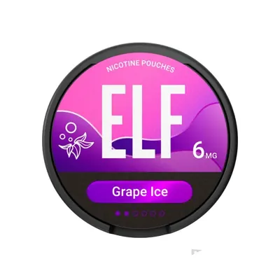 ELF Grape Ice nicotine pouches