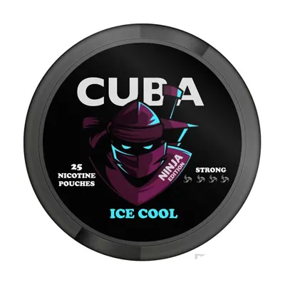 CUBA Ice Cool Ninja nicotine pouches