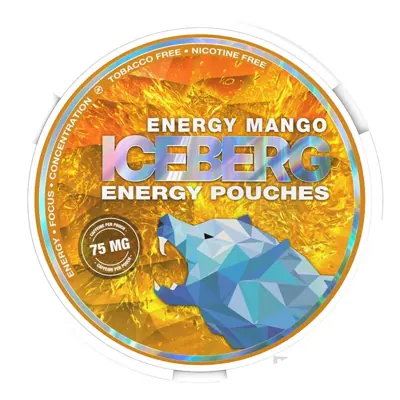 Iceberg Energy Mango Energy Pouches nicotine pouches