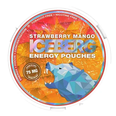 Iceberg Strawberry Mango Energy Pouches nicotine pouches