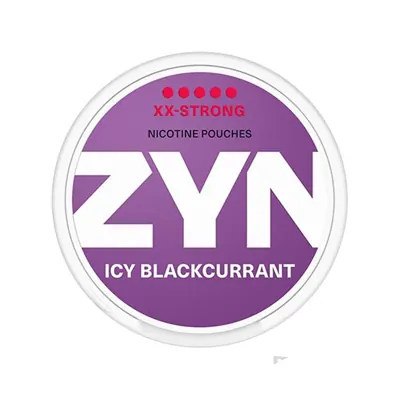 ZYN Icy Blackcurrant XX Strong nicotine pouches
