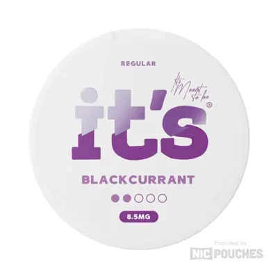 It's Blackcurrant nicotine pouches