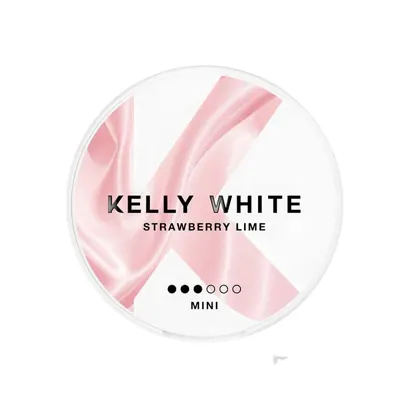 Kelly White Strawberry Lime nicotine pouches