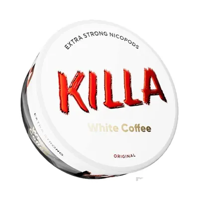 Killa White Coffee Extra Strong nicotine pouches