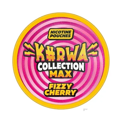 Kurwa Collection Max Fizzy Cherry nicotine pouches