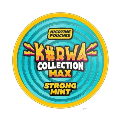 Kurwa Collection Max Strong Mint nicotine pouches