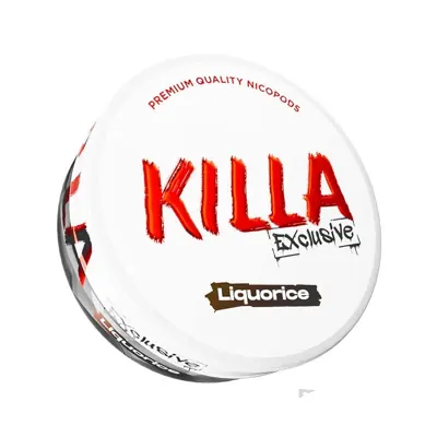 Killa Exclusive Liquorice nicotine pouches