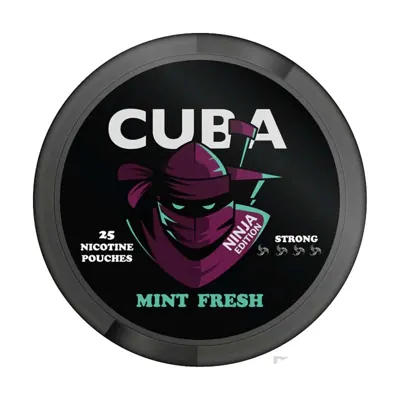 CUBA Mint Fresh Ninja nicotine pouches