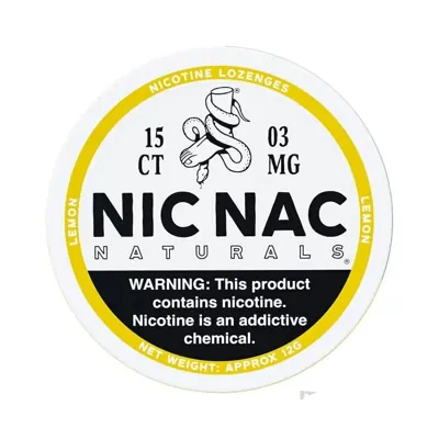 Nic Nac Lemon nicotine pouches