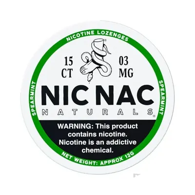 Nic Nac Spearmint nicotine pouches