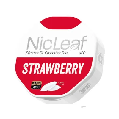 NicLeaf Strawberry nicotine pouches
