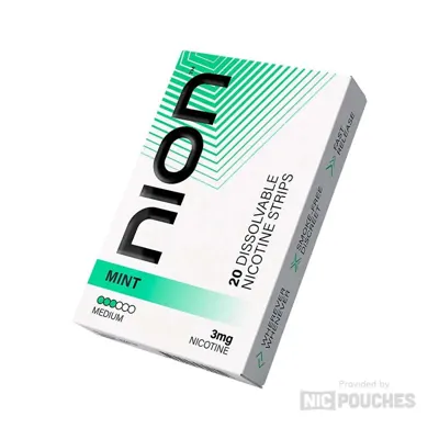 NION Nicotine Strips Mint nicotine pouches