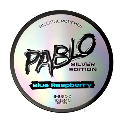 Pablo Silver Edition Blue Raspberry nicotine pouches