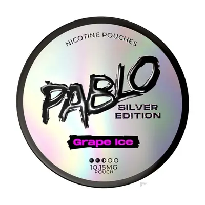 Pablo Silver Edition Grape Ice nicotine pouches