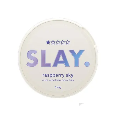 SLAY Raspberry Sky nicotine pouches