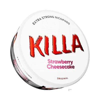 Killa Strawberry Cheesecake Extra Strong nicotine pouches