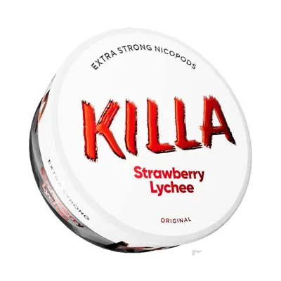 Killa Strawberry Lychee Extra Strong nicotine pouches