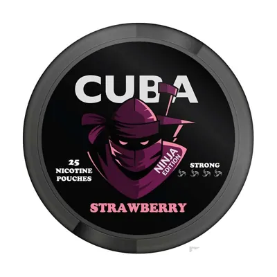 CUBA Strawberry Ninja nicotine pouches