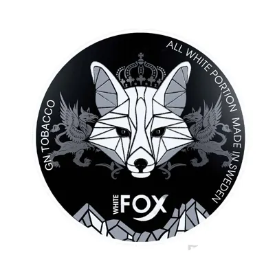 White Fox Black Tight nicotine pouches