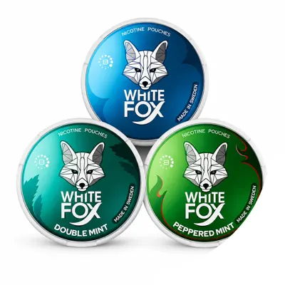 White Fox Mint Edition Balanced 8mg Bundle (3-Pack) nicotine pouches