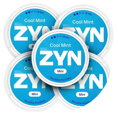 ZYN Cool Mint 6mg Bundle (20-Pack) nicotine pouches