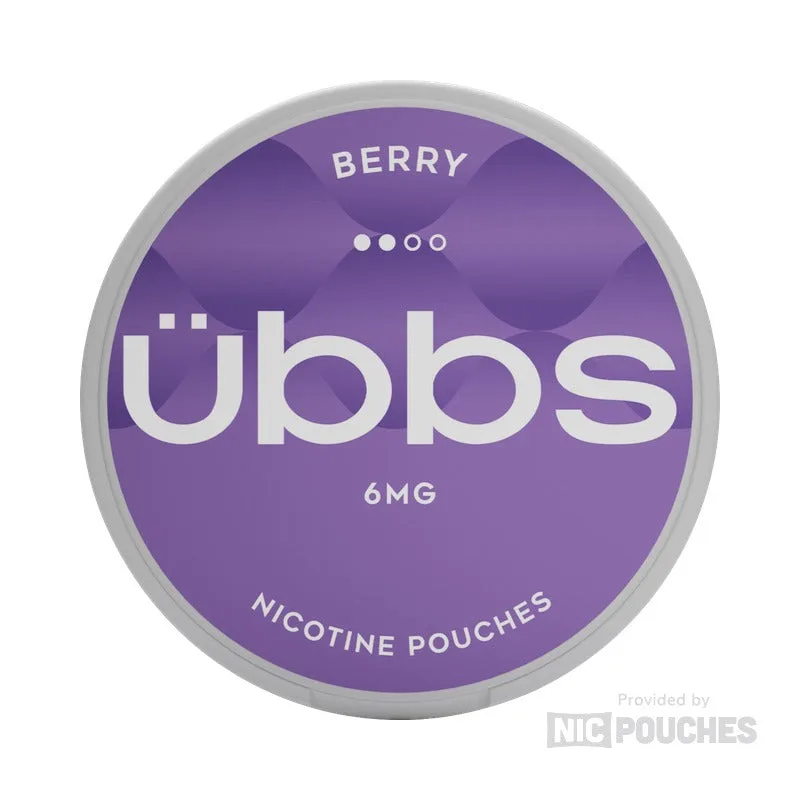 Übbs Berry nicotine pouch tin