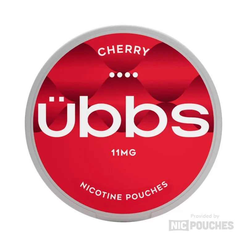 Übbs Cherry nicotine pouch tin