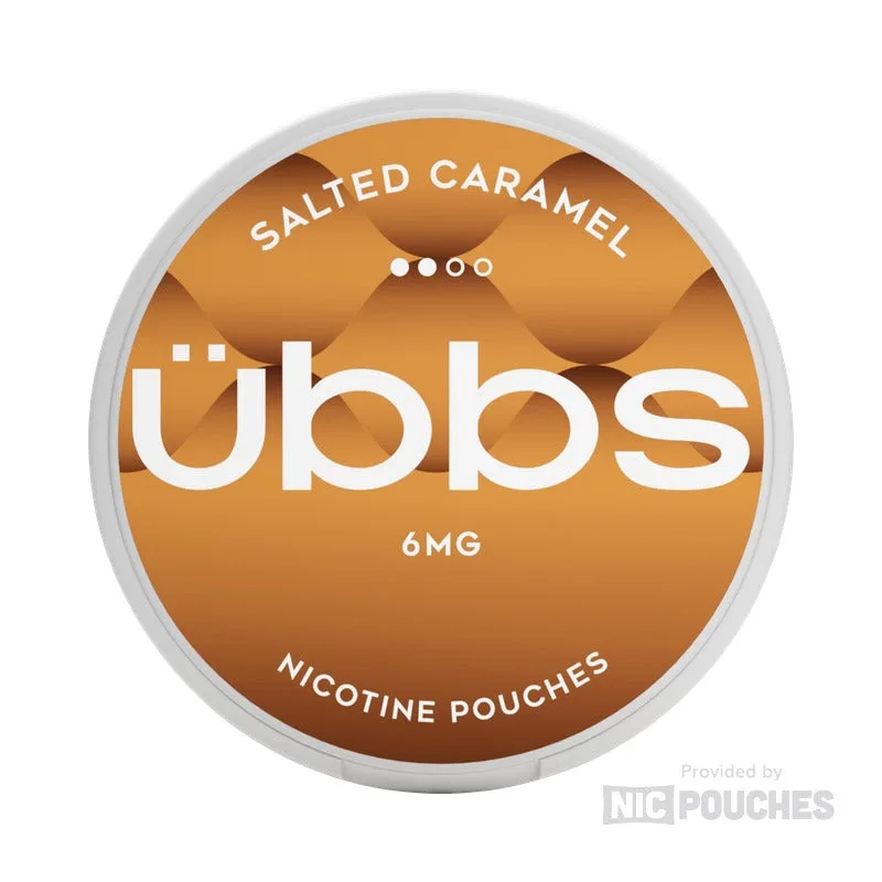Übbs Salted Caramel nicotine pouch tin