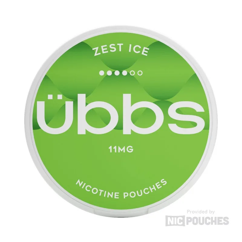 Übbs Zest Ice nicotine pouch tin