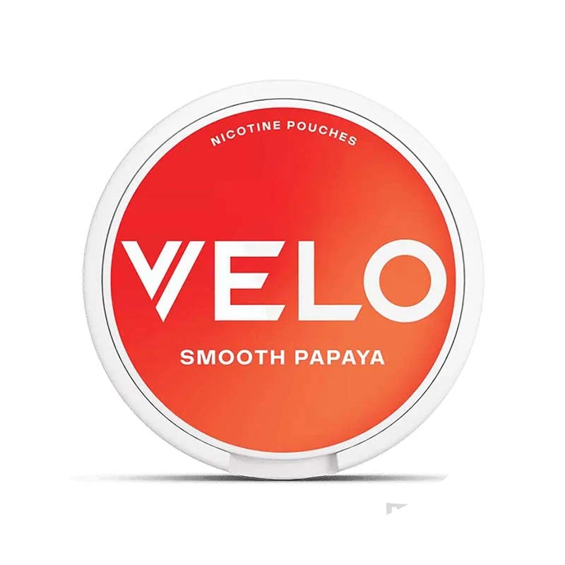 VELO Smooth Papaya nicotine pouch tin